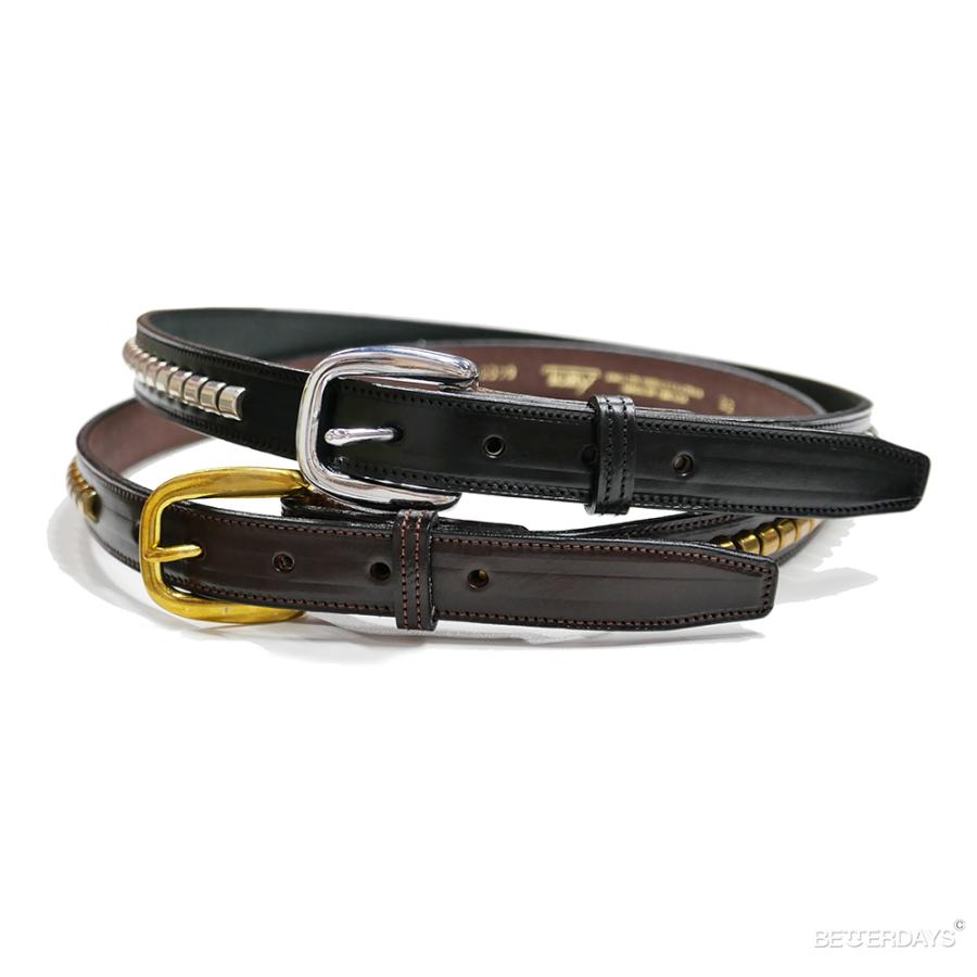 2本セット★TORY LEATHER トリーレザー Clincher Belt トリーレザー TORY LEATHER Clincher Belt Studded Belt 1インチ