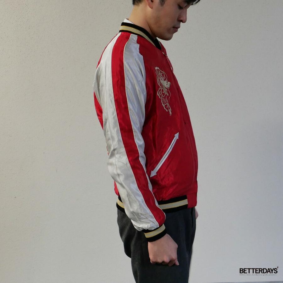 テーラー東洋 スカジャン メンズ リバーシブル アセテート スーベニアジャケット TAILOR TOYO Acetate Souvenir Jacket “DRAGON HEAD” × “JAPAN MAP”の画像