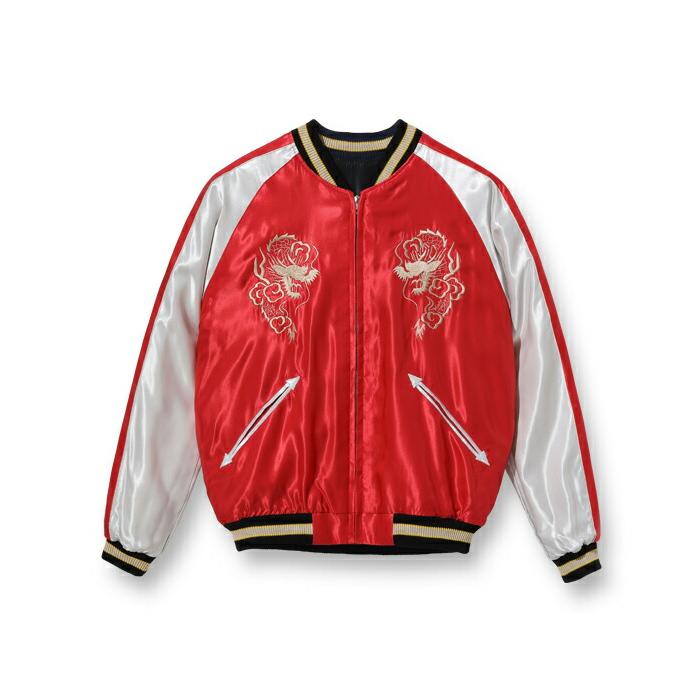 美品 東洋 SOUVENIR JACKET スカジャン リバーシブル スーベニア テーラー東洋 スカジャン リバーシブル アセテート スーベニア