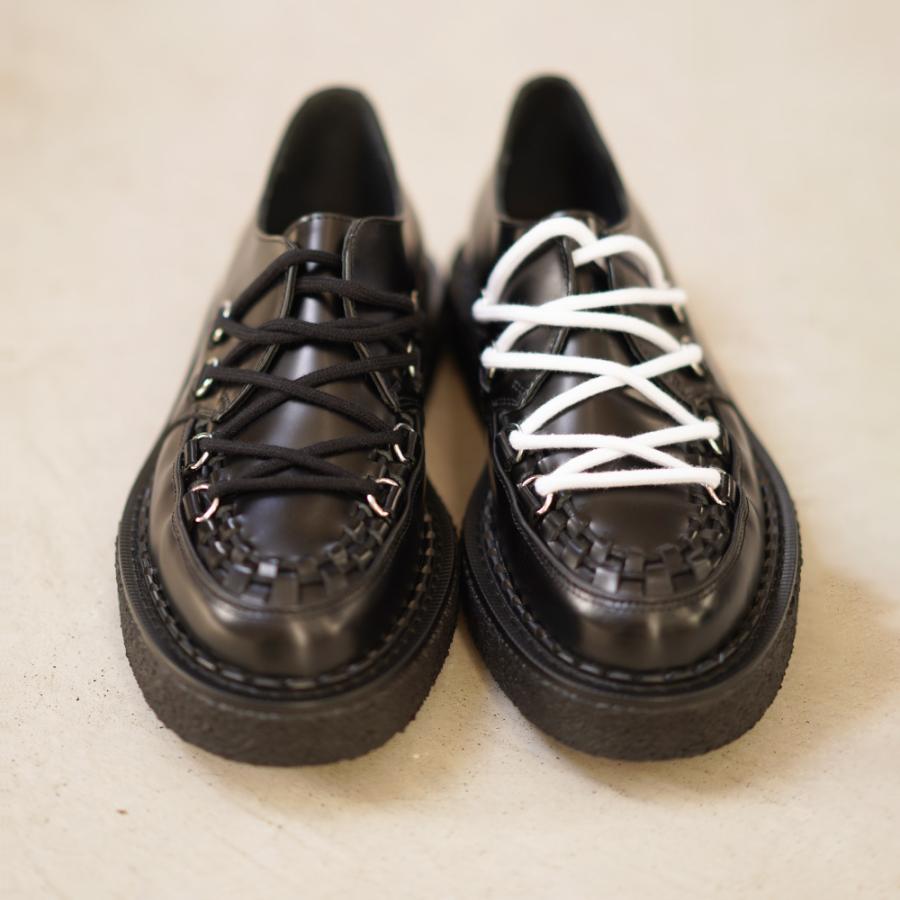 ジョージコックス ユニフォームエクスペリメント ドレスシューズ タイダウンハットン GEORGE COX uniform experiment Tie-Down Hatton Black 【国内正規品】の画像