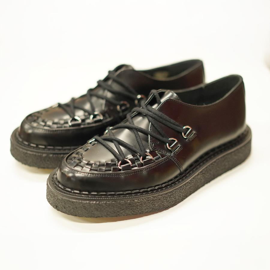 ジョージコックス ユニフォームエクスペリメント ドレスシューズ タイダウンハットン GEORGE COX uniform experiment Tie-Down Hatton Black 【国内正規品】の画像