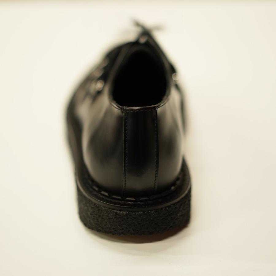 ジョージコックス ユニフォームエクスペリメント ドレスシューズ タイダウンハットン GEORGE COX uniform experiment Tie-Down Hatton Black 【国内正規品】の画像