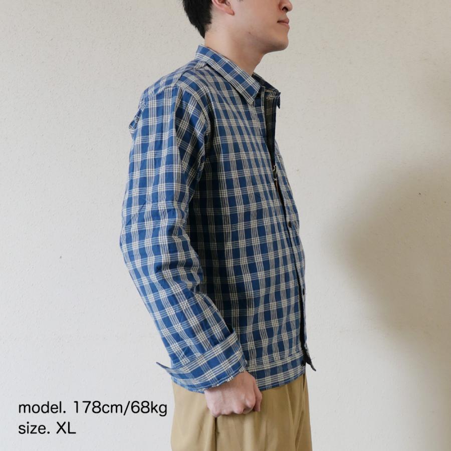 シャツ/ブラウス(長袖/七分) epine pleats design check blouse カットソー裏地付】ジョーゼットフレア7分袖ブラウス<大きいサイズ有