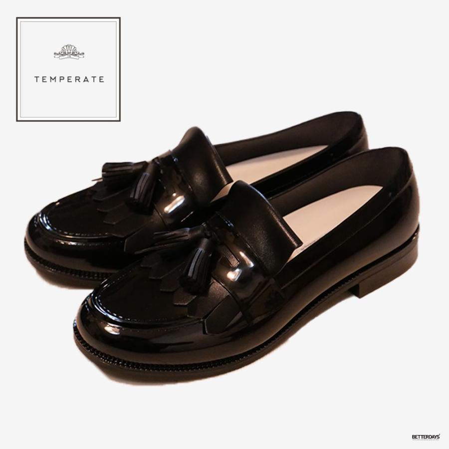 TEMPERATE（テンパレイト） ローファー レディース フリンジ タッセル
