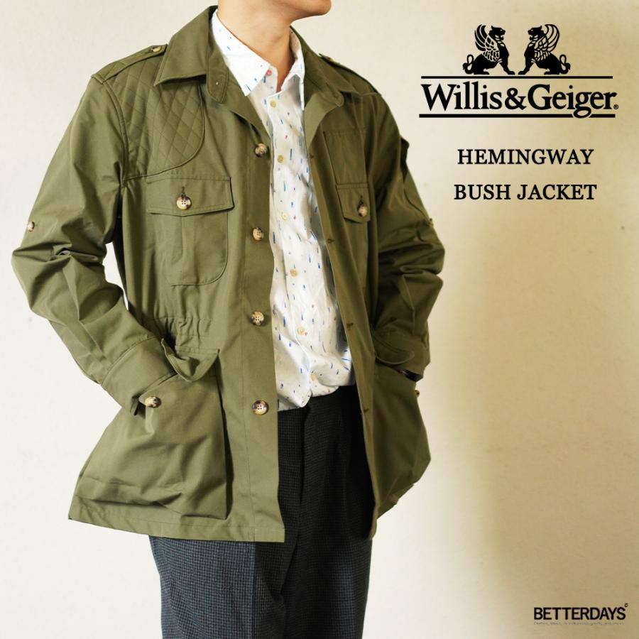 アメリカ製 Willis& ウィリスアンドガイガー ヘミングウェイ Willis&Geiger（ウィリスアンドガイガー） サファリジャケット ザ