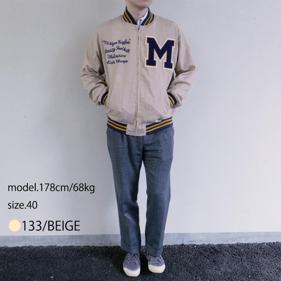 WHITESVILLE スタジャン メンズ ホワイツビル コットン ヴァーシティ