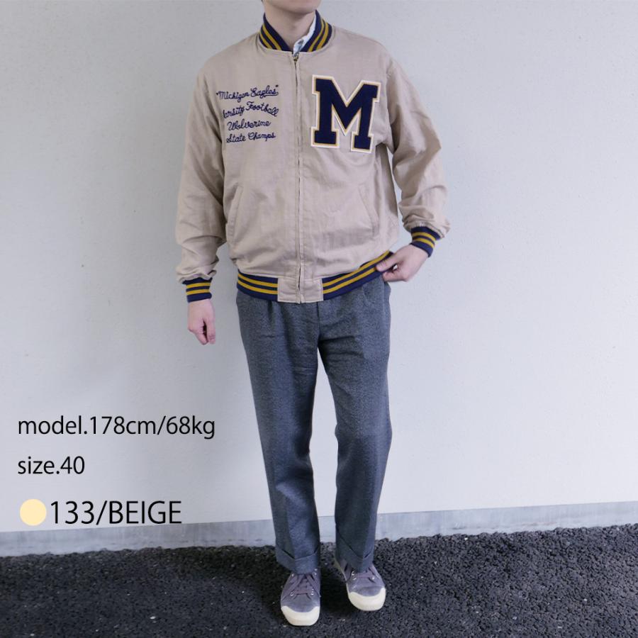 WHITESVILLE スタジャン メンズ ホワイツビル コットン ヴァーシティ