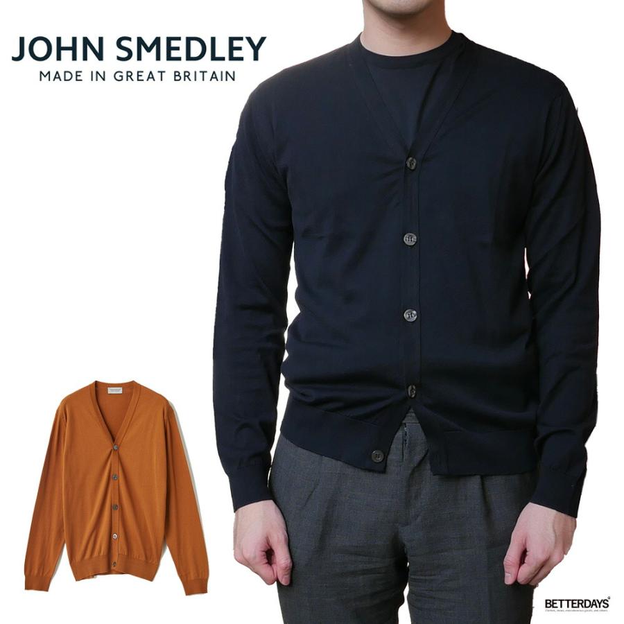 JOHN SMEDLEY カーディガン メンズ ジョンスメドレー Vネック JOHN SMEDLEY カーディガン メンズ ジョンスメドレー Vネック