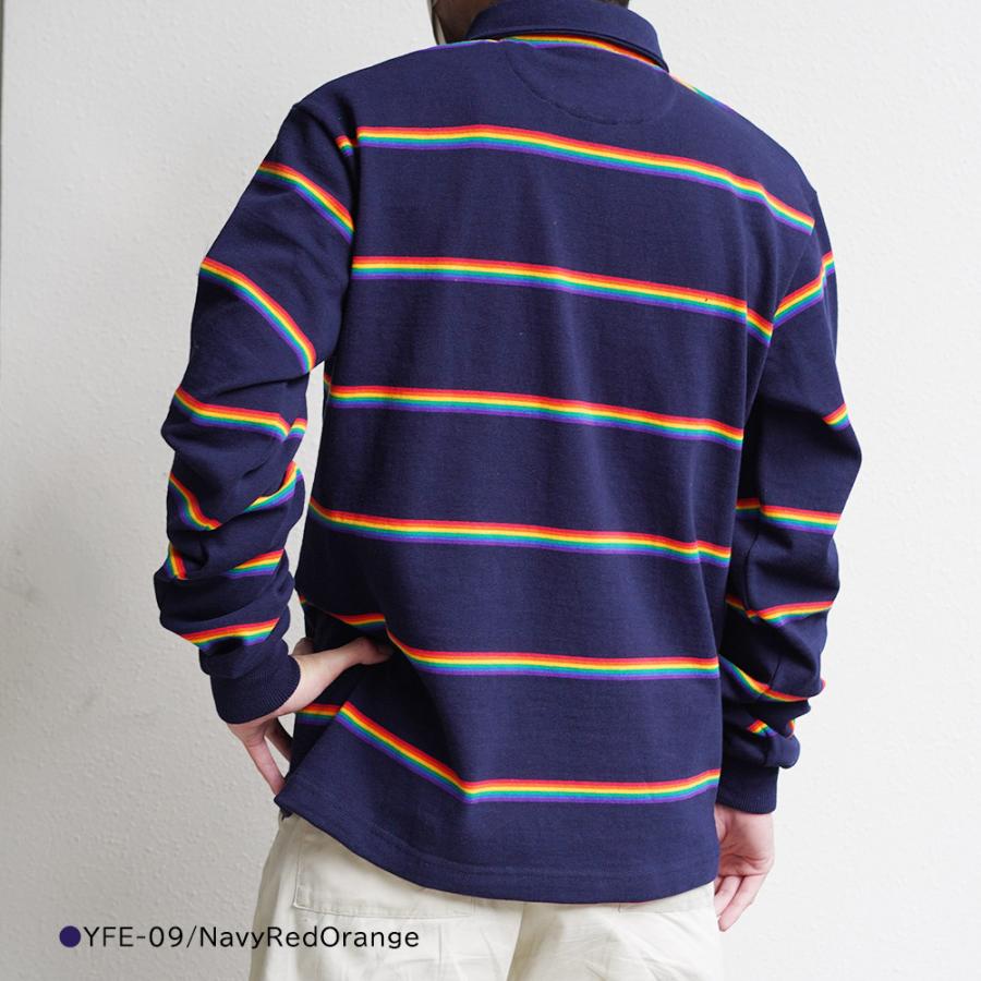 BARBARIAN × BEAMS ラガーシャツ ラガーシャツ XL 長袖 ラガーシャツ メンズ ユニセックス ポロシャツ 長袖 BARBARIAN