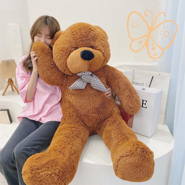 ぬいぐるみ 大きい くま 特大 巨大 クマ 熊 春の新作続々 全長1cm Fbi 0014 プレゼント 店飾り お祝い インテリア テディベア