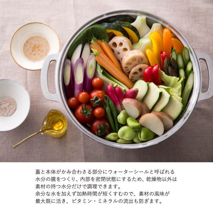 KING 無水鍋 内径20cm 蒸し器 レシピ本付き KING無水鍋 20cm : The