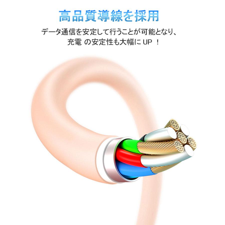 大勧め大勧めType-C ケーブル パステル シリコン USB-C 充電器 66W 6A 急速充電 高速データ転送 Android Galaxy HUAWEI ファーウェイ 1m 2m 充電ケーブル コード 断線防止 PCケーブル、コネクタ 外径3.0mm内径1.1mm電源ケーブル 1.2m AC DC端子電源供給ケーブル モバイルバッテリーからデジタル機器・電子楽器等の充電や電力供給 ZUUN DCZC3011