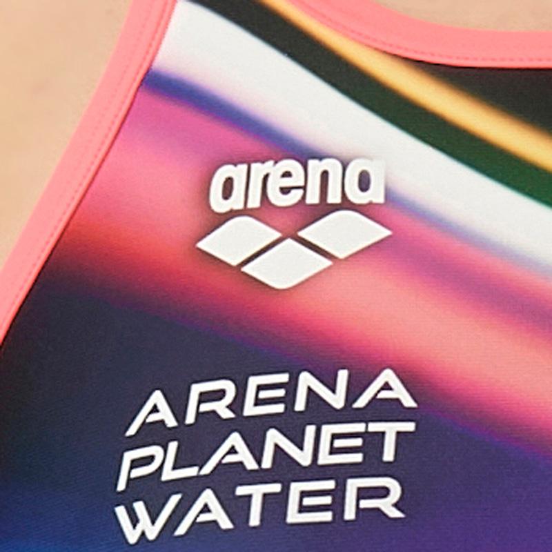 競泳水着 レディース 練習用 アリーナ arena Mサイズ AS5FWM16L ブラック×ピンク BKPK タフスーツ 練習用水着 /20%OFFの画像