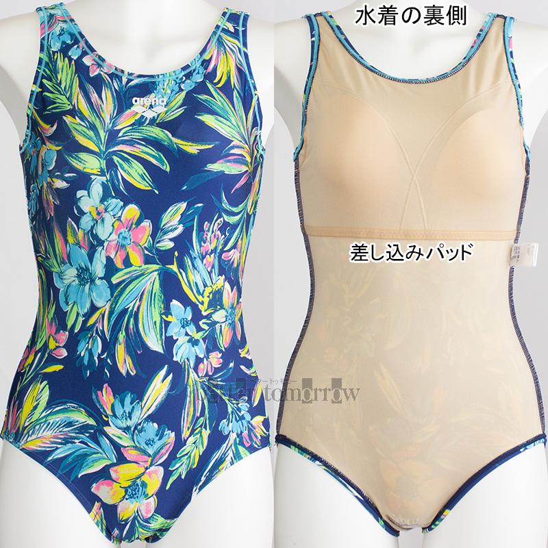 arena ネイビー ワンピース水着 アリーナ arena スクール水着 レディース ワンピース OARS001W