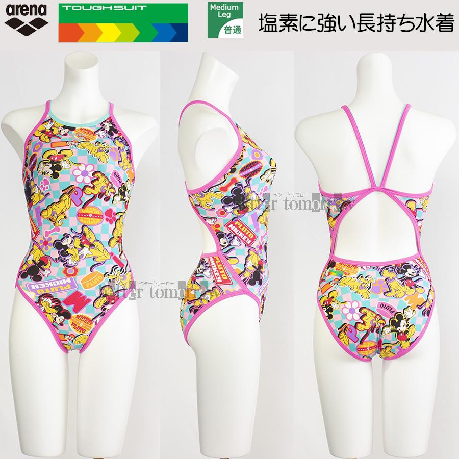 arena タフスーツ 新品未使用 Mサイズ 人気のピンクエメラルド アリーナ 競泳水着 レディース 練習用 Mサイズ AS5SWM52L ピンク