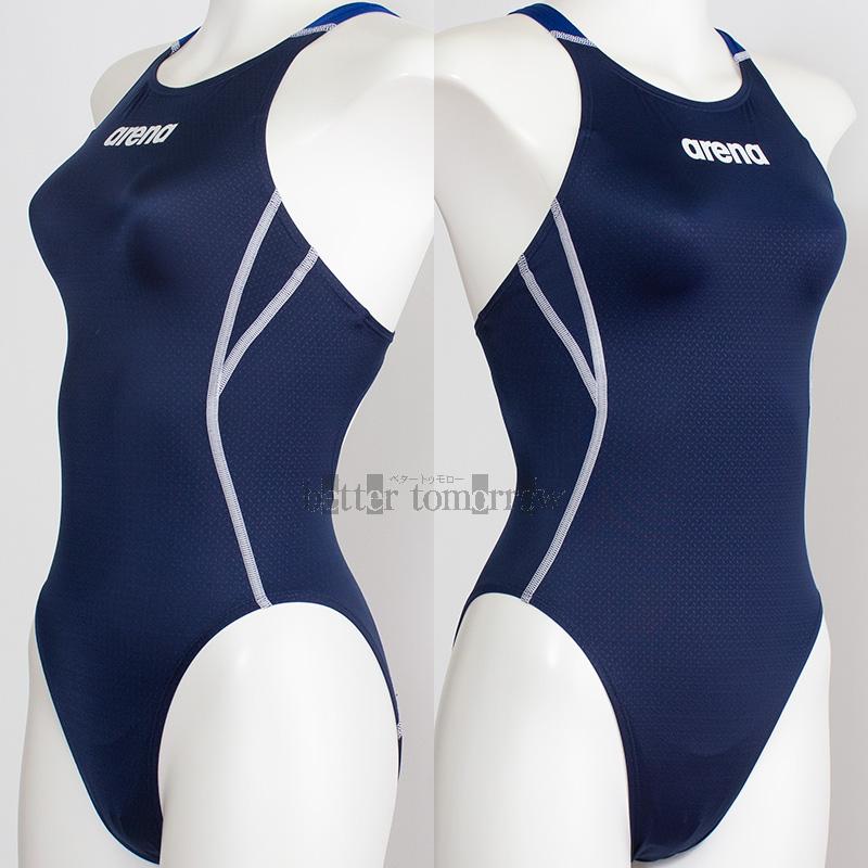 アリーナ（arena） 競泳水着 レディース WA承認 AS6SRC21L ネイビー