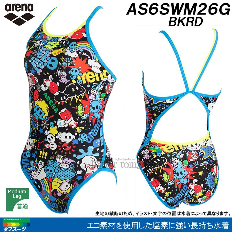 アリーナ（arena） 競泳水着 ジュニア女子 練習用 130cm AS6SWM26G