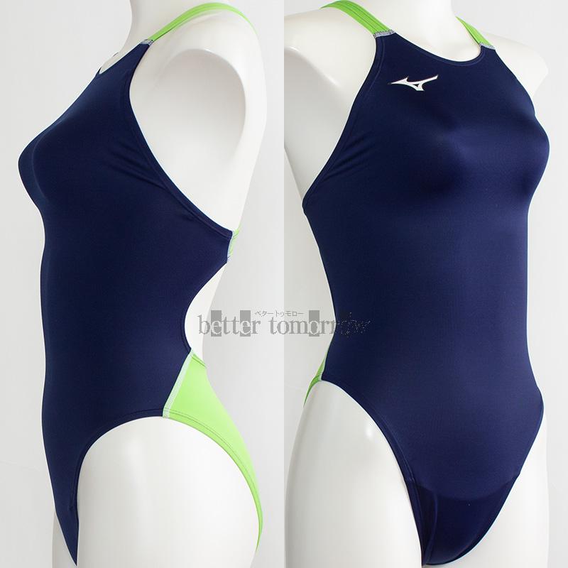 MIZUNO（ミズノ） 受注生産 競泳水着 レディース N2JQD72014 ネイビー