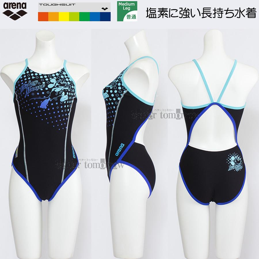 安心の定価販売 競泳水着 レディース 練習用 アリーナ Mサイズ Dis0351w Kブラック Bターコ Bkbu タフスーツ ミッキーマウス ディズニー Off 数量は多 Aleefsurgical Com