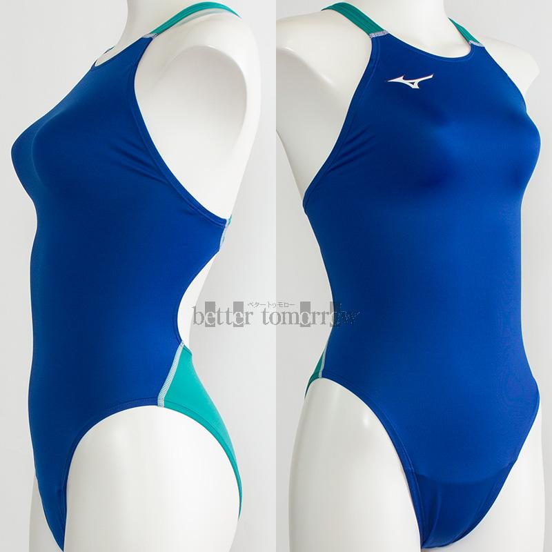 新品　ミズノ　競泳練習水着　ターコイズ MIZUNO（ミズノ） レディース 競泳水着 WA承認 ハイカット ハイレグ