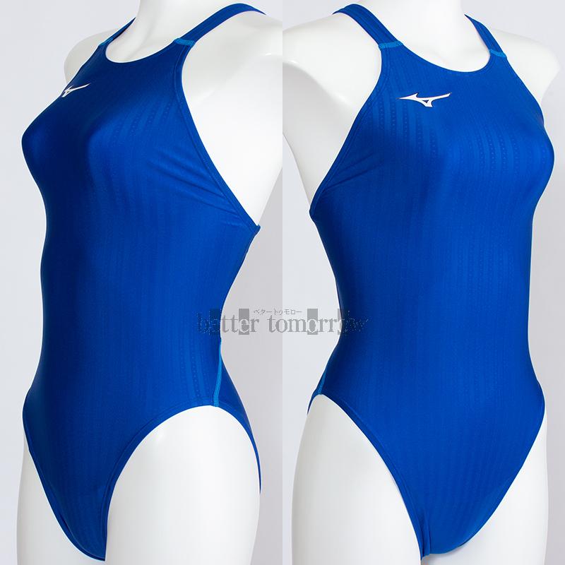 Mizuno 競泳用水着 ホワイト/レッド/ブルー MIZUNO（ミズノ） 競泳水着 レディース FINA承認 Lサイズ N2MA022214