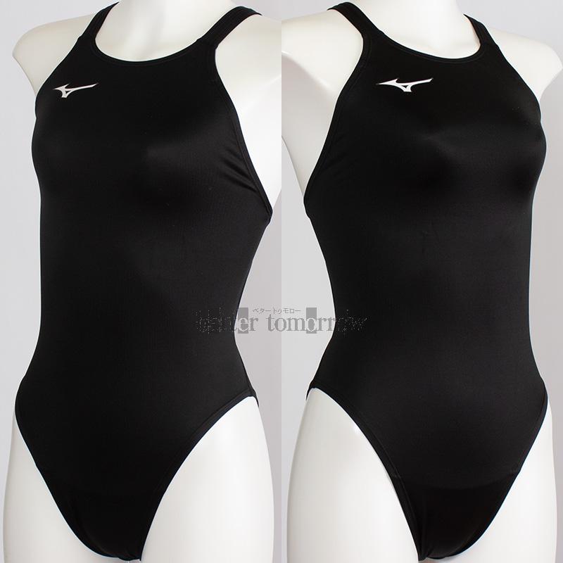 MIZUNO（ミズノ） レディース 競泳水着 N2MAC72009 ブラック 黒色 WA
