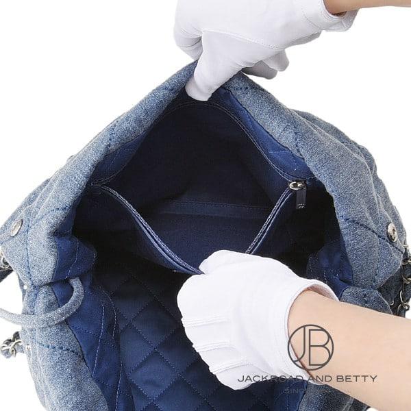 CHANEL シャネル 22 スモール ハンドバッグ デニム AS3260 CHANEL シャネル 22 スモール ハンドバッグ デニム AS3260