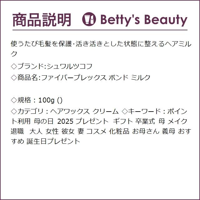 FIBERPLEX シュワルツコフ ファイバープレックス ボンド ミルク FIBERPLEX シュワルツコフ ファイバープレックス ボンド ミルク