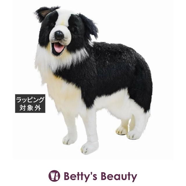 【美品個人差有り】Hansa ボーダーコリー HANSA ハンサ ボーダーコリー W28×H56×D70×T30cm(立ち） (おもちゃ