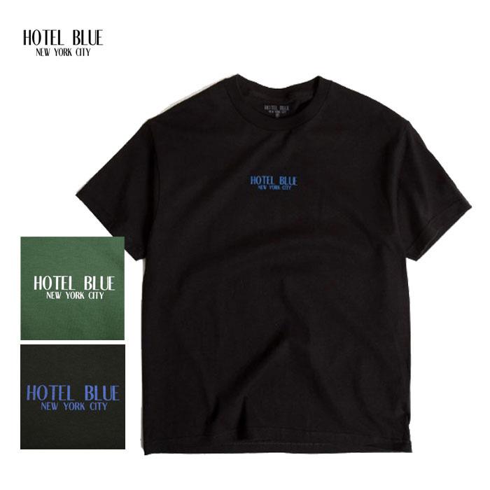 ホテルブルー HOTEL BLUE Tシャツ LOGO TEE スケーター ストリート メンズ 半袖 tシャツ メール便対応可/HB22｜beware