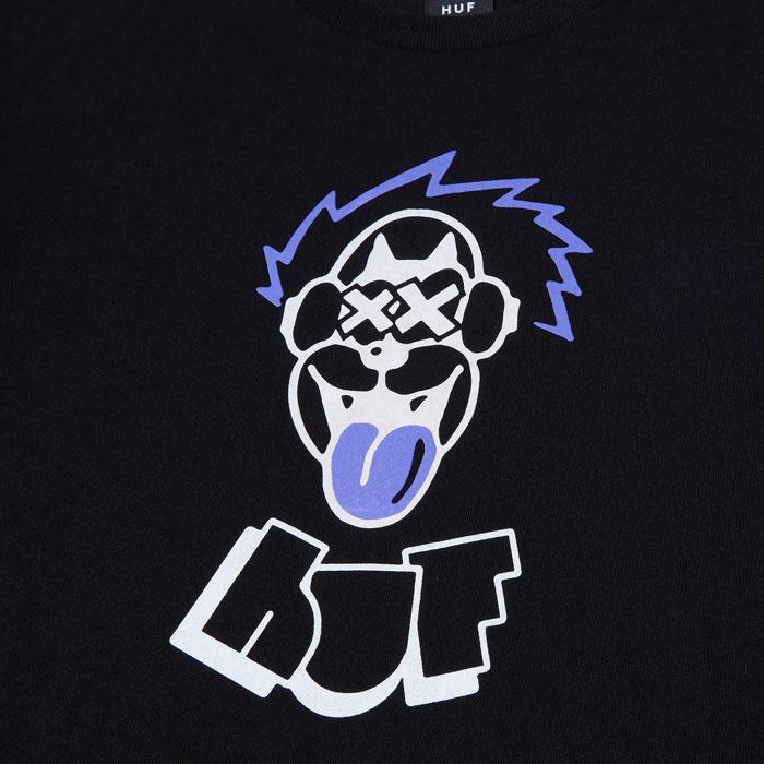 HUF Tシャツ Party Wolf T-Shirt ハフ 半袖Tシャツ メンズ ショートスリーブT トップス ストリート/ HUF297｜beware｜02