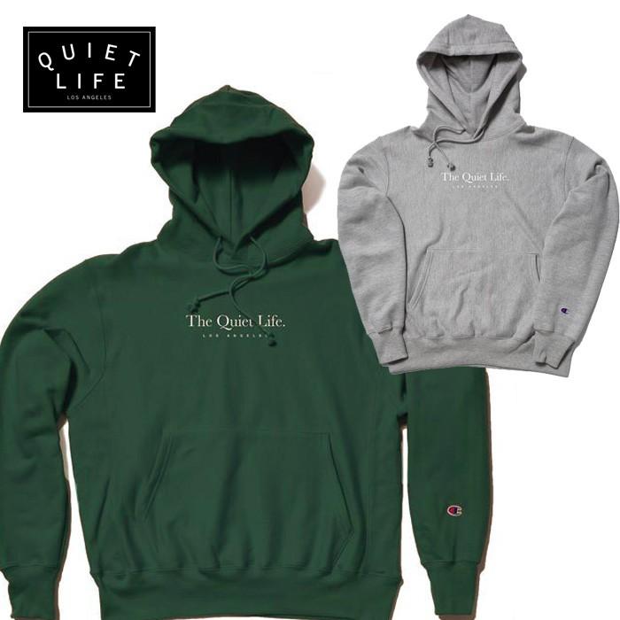 THE QUIET LIFE ザ クワイエットライフ パーカー Serif Champ Reverse