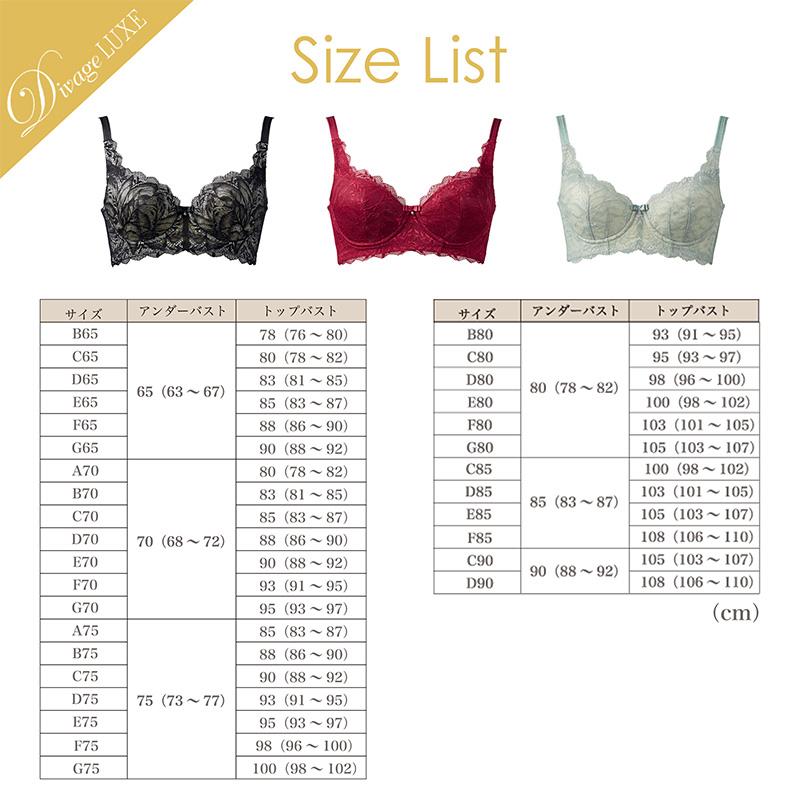 Divage（ディヴァージュ） お取り寄せ Divage LUXE ブラジャー ブラ
