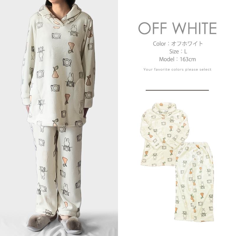 Miffy（ミッフィー） パジャマ ルームウェア 部屋着 冬 レディース