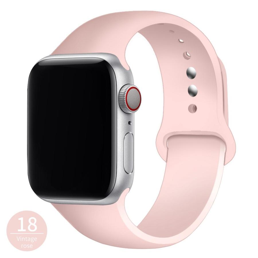 アップルウォッチ バンド SE 9 8 7 シリコン 41 40 38mm 女性 メンズ ベルト Apple Watch｜bewide｜02