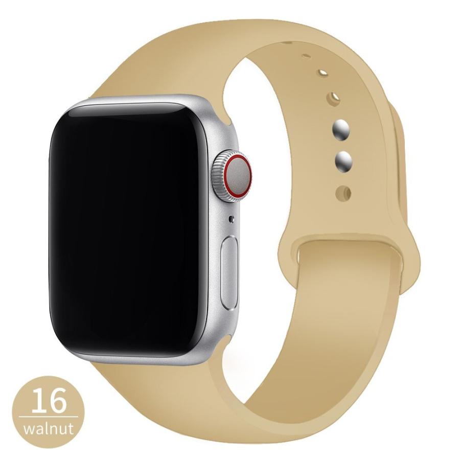 アップルウォッチ バンド SE 9 8 7 シリコン 41 40 38mm 女性 メンズ ベルト Apple Watch｜bewide｜05