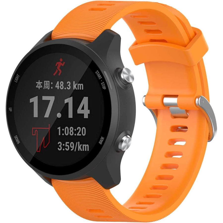 ガーミン 245 S42 Sq2 165 ベルト 20mm ラバー シリコン バンド スマートウォッチ 交換 替え Garmin｜bewide｜03