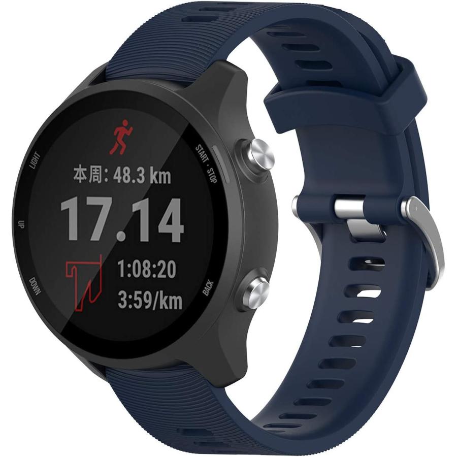 ガーミン 245 S42 Sq2 165 ベルト 20mm ラバー シリコン バンド スマートウォッチ 交換 替え Garmin｜bewide｜04