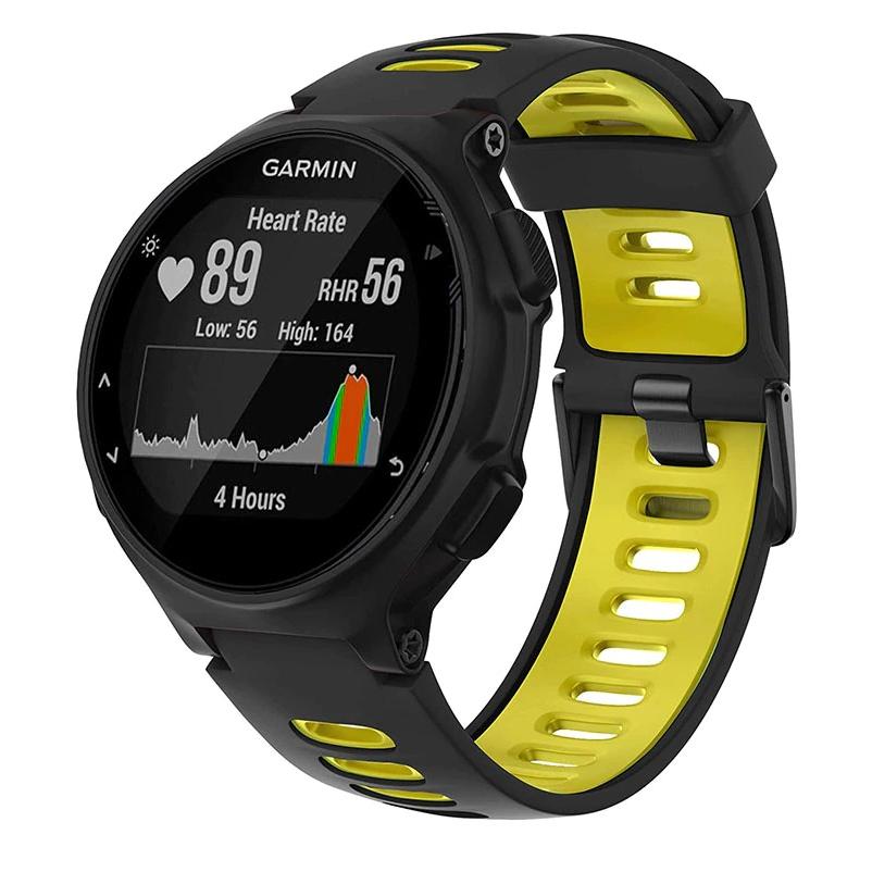 ガーミン 230 J 235 S20 735 ベルト シリコン 白 ラバー Garmin ForeAthlete 交換 替え バンド｜bewide｜03