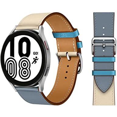 Venu スマートウォッチベルト 20mm 革 時計 バンド 皮 レザー