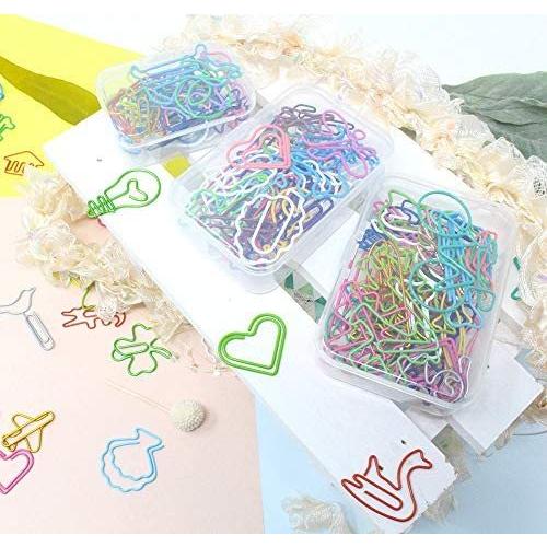 Moin クリップ アニマル 動物 モチーフ 新作入荷 新品 しおり カラフル アソート プラスチックケース ゼムクリップ 可愛い