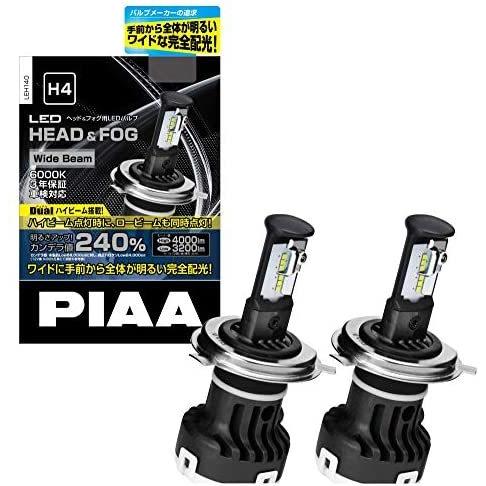 正規激安 Piaa ヘッドライト フォグランプ用 Ledバルブ 6000k Hi 4000lm Lo 30lm H4 12v 日本産 Imbaraga Org