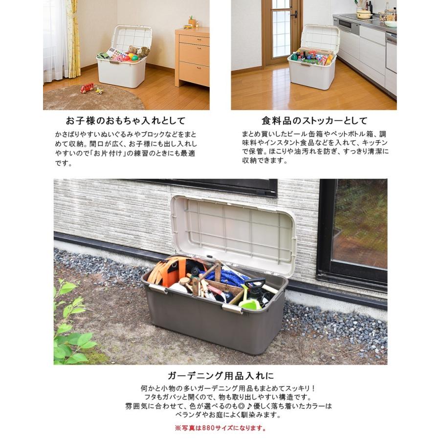 収納ボックス ホームボックス 620 2個セット 屋外 屋内 プラスチック