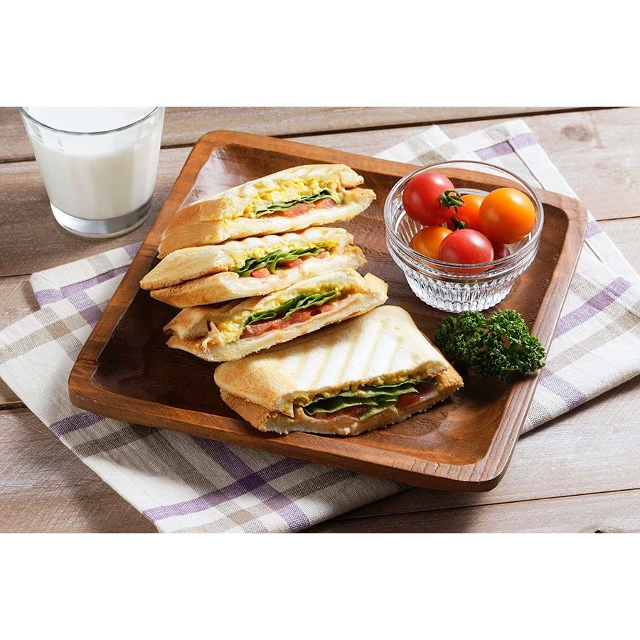 ホットサンドメーカー ホットサンド パン フタ付き 食パン 4枚