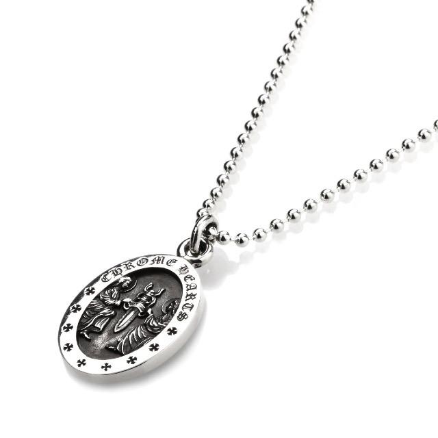 Chrome Hearts クロムハーツ オーバルエンジェルメダルチャーム :chc Chrome Hearts クロムハーツ オーバルエンジェルメダルチャーム :chc