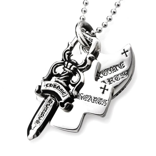 ペンダントネックレス シルバー925クロムハーツ ジャスティンデイビス クロムハーツ スリートリンケッツ ペンダント シルバー925 クロス
