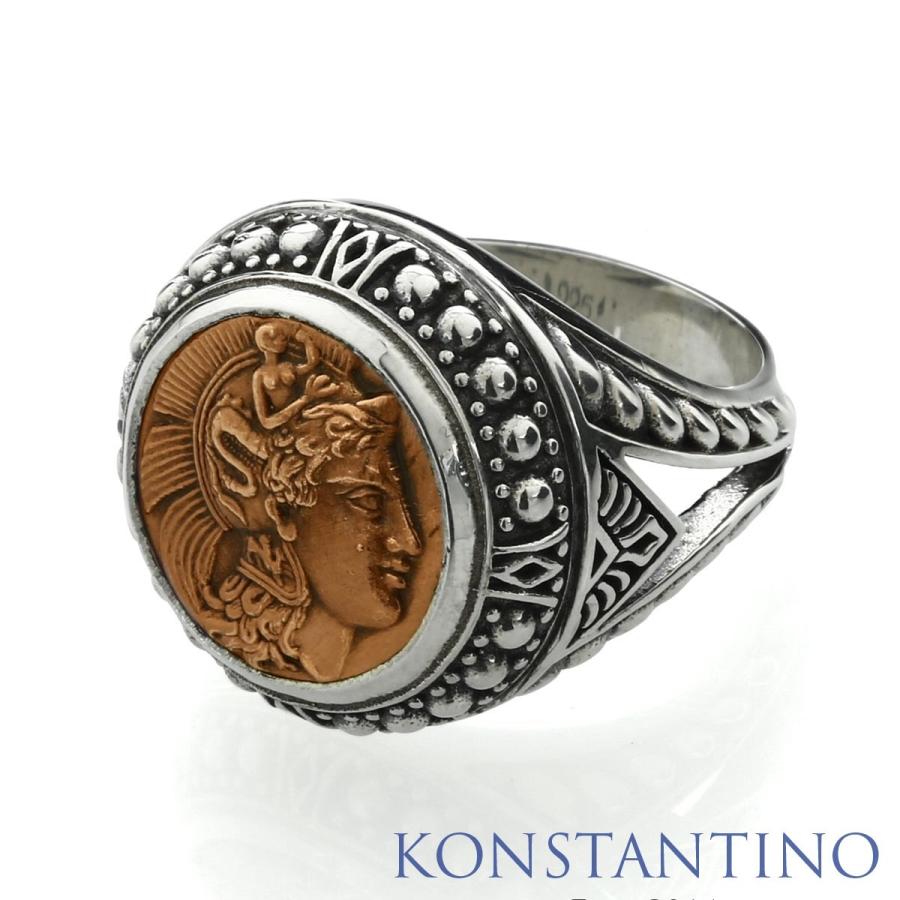 Konstantino コンスタンティーノ S S カッパーコイン リング Dkj725 373 Beyond Cool 通販 Yahoo ショッピング