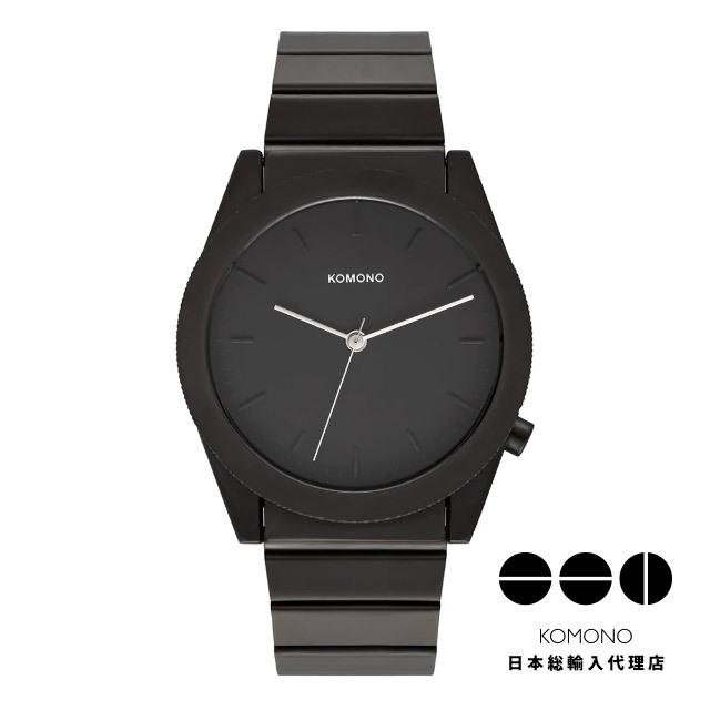 Komono コモノ レイ ソリッド ブラック 腕時計 メンズ レディース ウォッチ 黒 ブランド 代 30代 40代 50代 Kom W4401 Beyond Cool 通販 Yahoo ショッピング