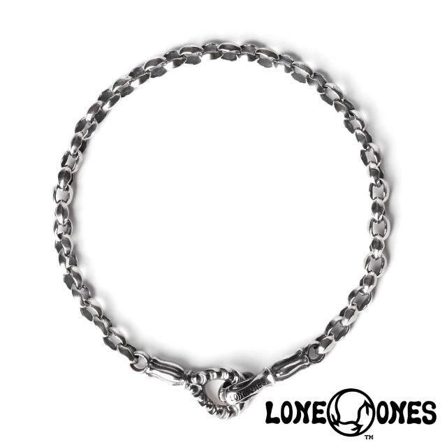 ロンワンズ 正規輸入販売代理店 メンズ アクセサリー ブレスレット ブランド Lone Ones Mfフック ミニシルクチェーンブレスレットl 4 0mm 限定価格セール