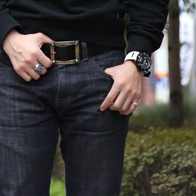 人気ブランドを ロエンsilverバックル マッドカルトベルトセット